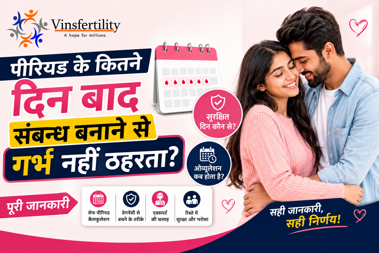 पीरियड के कितने दिन बाद संबंध बनाने से गर्भ नहीं ठहरता? | पूरी जानकारी