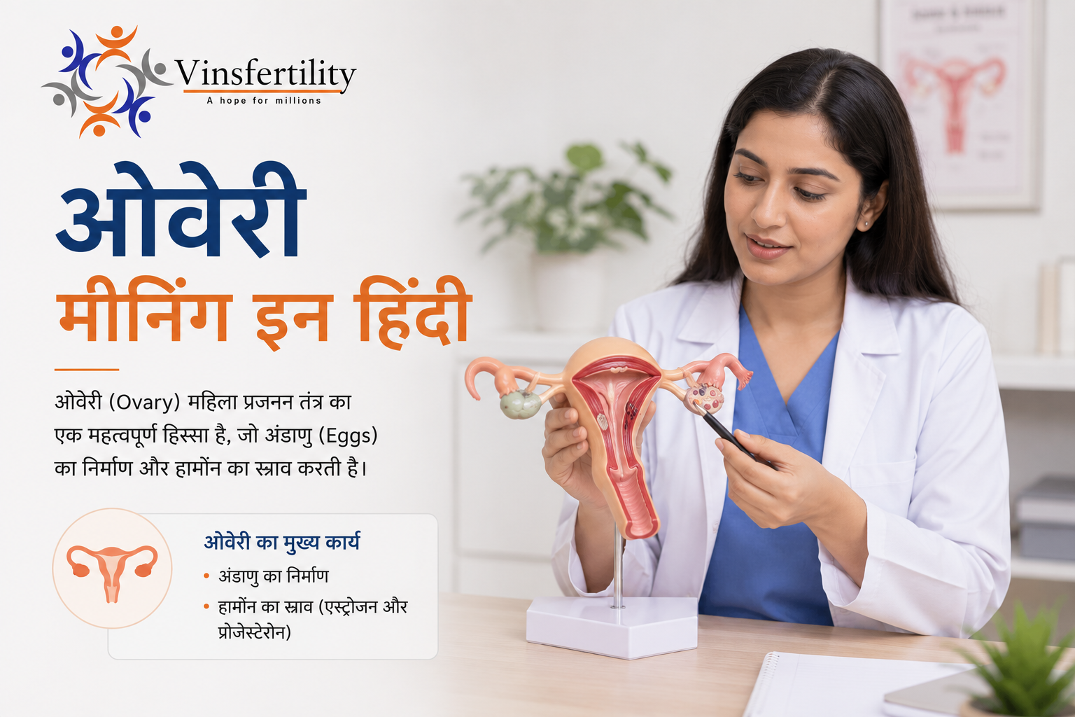 ओवेरी मीनिंग इन हिंदी